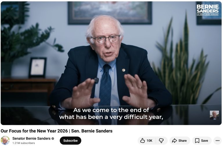 Associated Checklist to: Our Focus for the New Year 2026 | Sen. Bernie Sanders