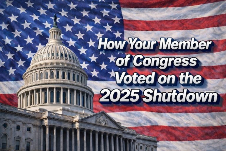 How Your Member of Congress Voted on the 2025 Shutdown