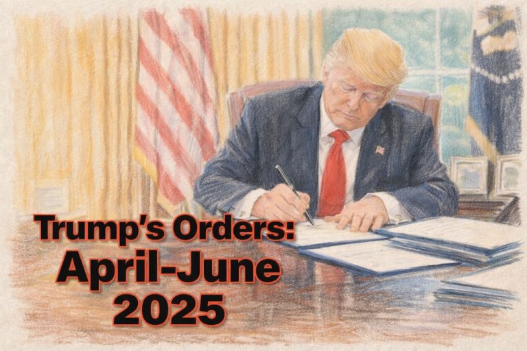 Trump’s Orders – April-June 2025